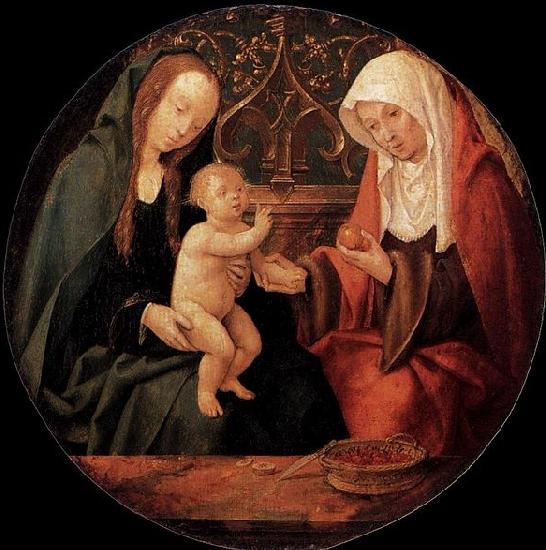 Willem Cornelisz. Duyster Virgin and Child with St Anne oil painting picture